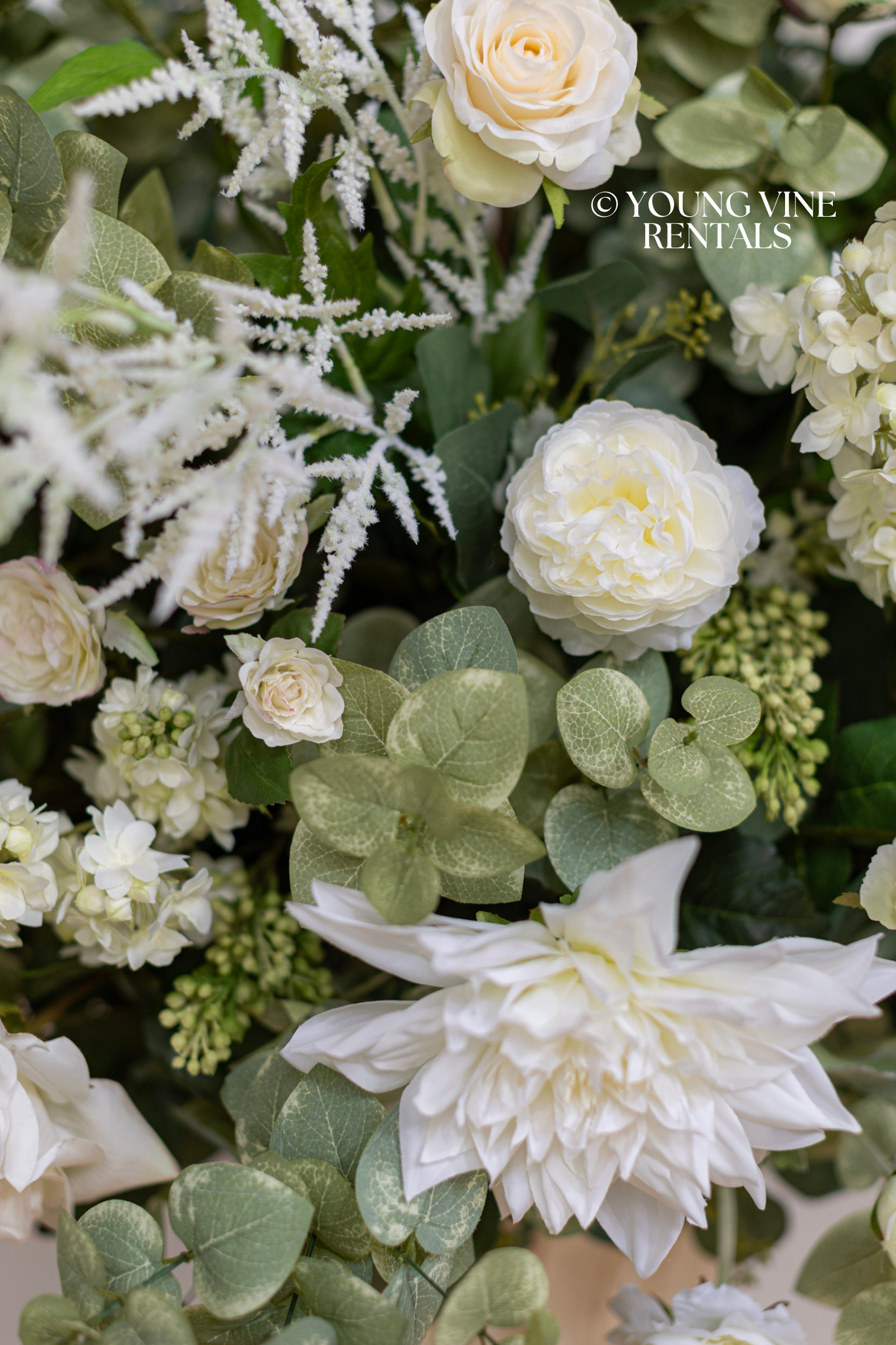 The Winslow Floral Urns (2x)