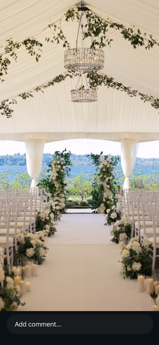 The Evergreen Floral Pillars