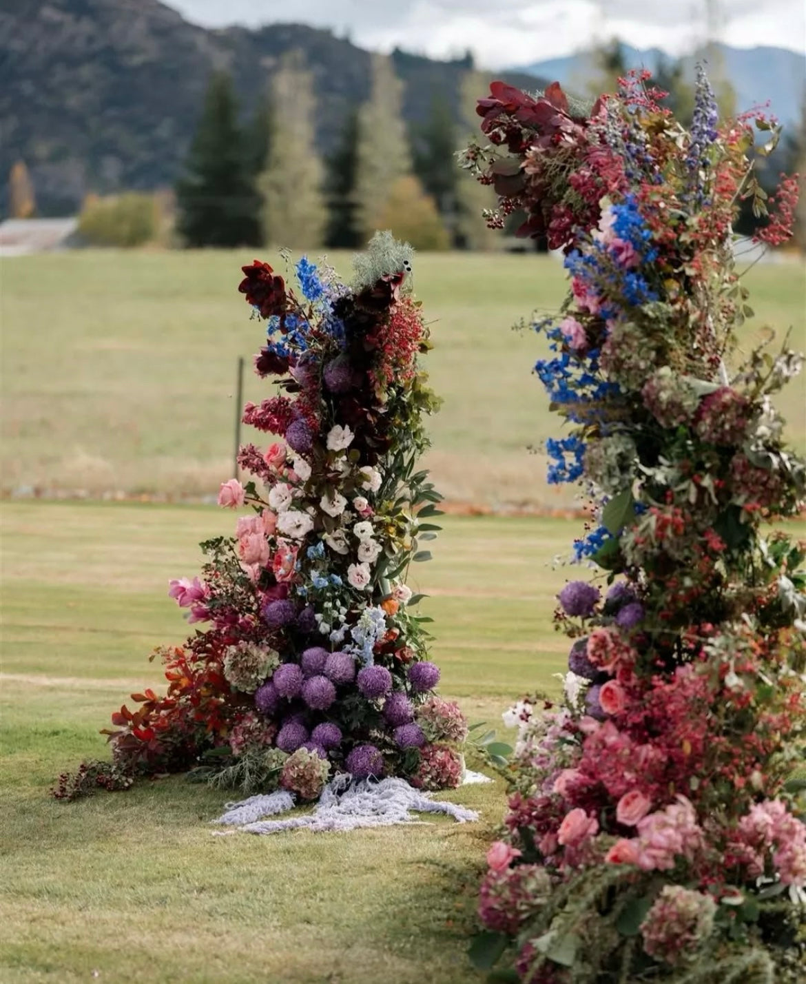 The Carrigan Floral Pillars