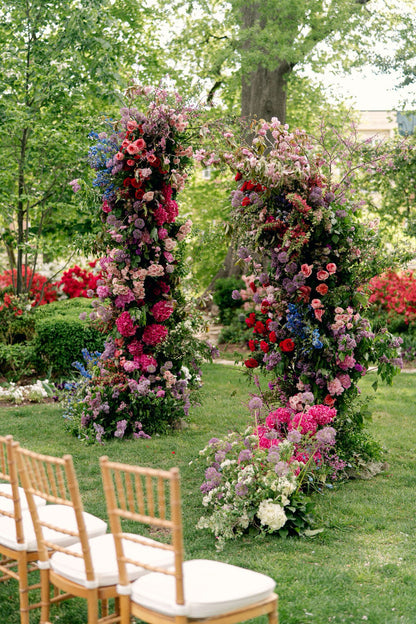 The Carrigan Floral Pillars