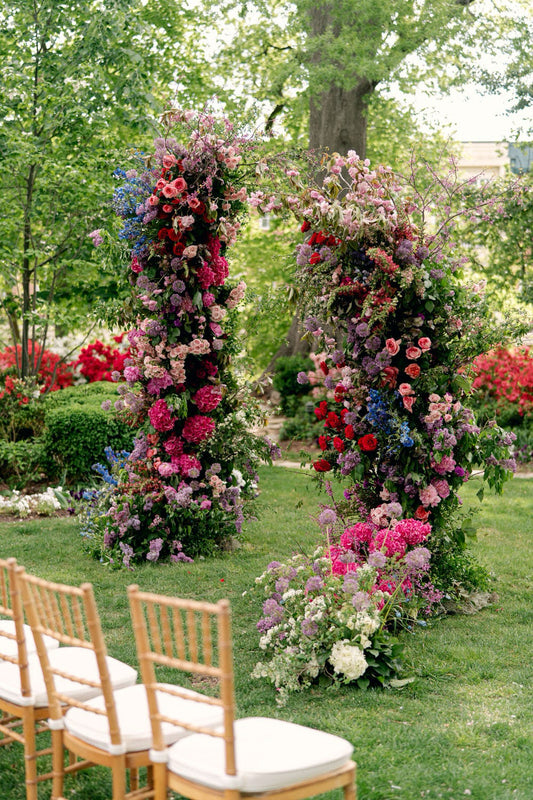 The Carrigan Floral Pillars
