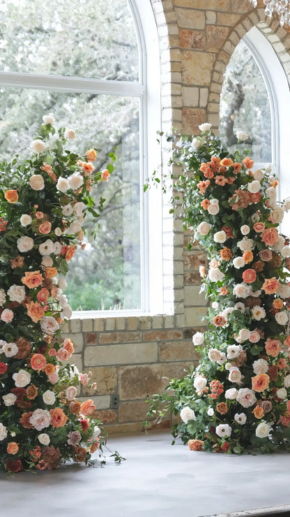 The Carrigan Floral Pillars