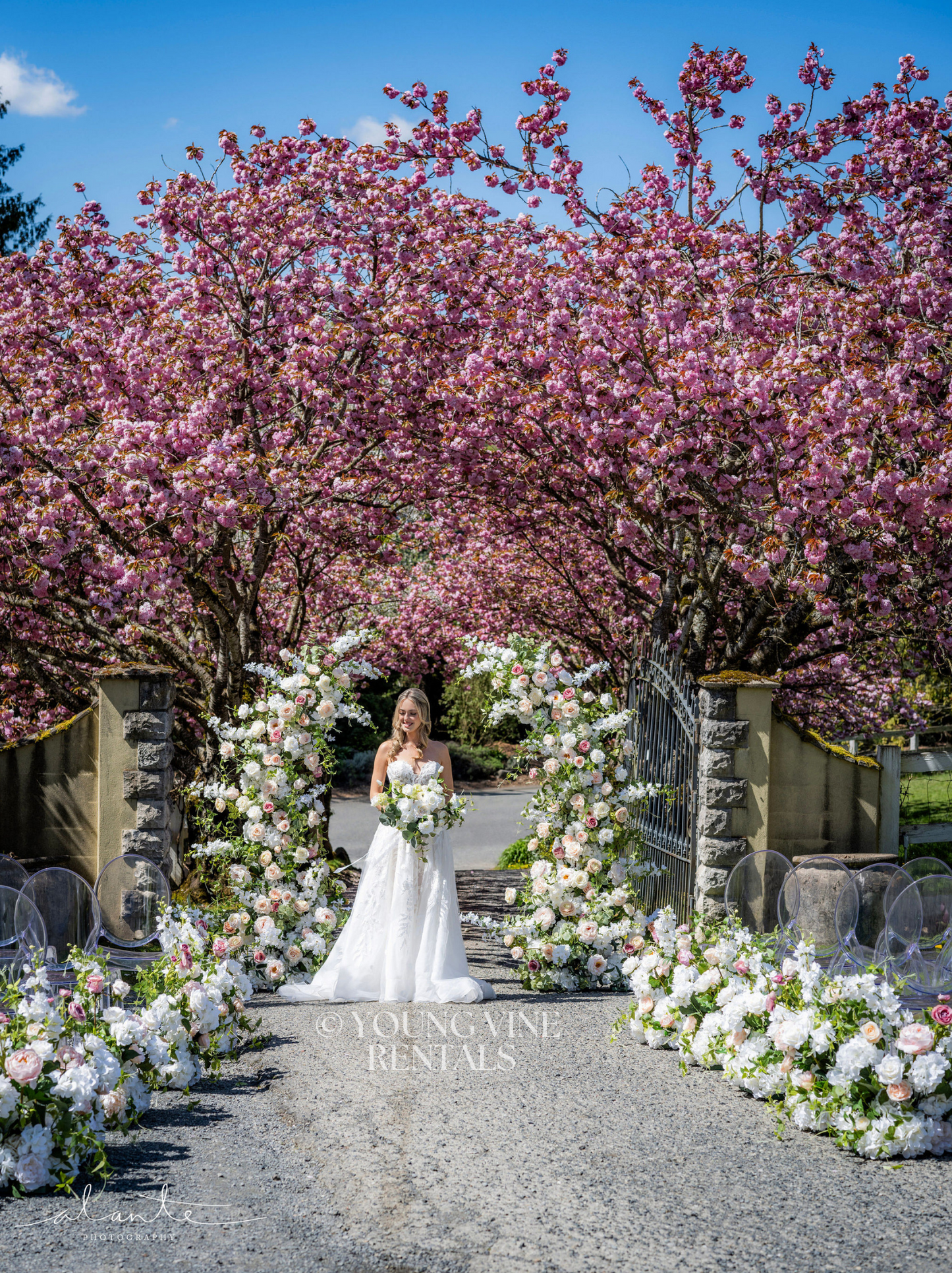 The Remy Floral Pillars