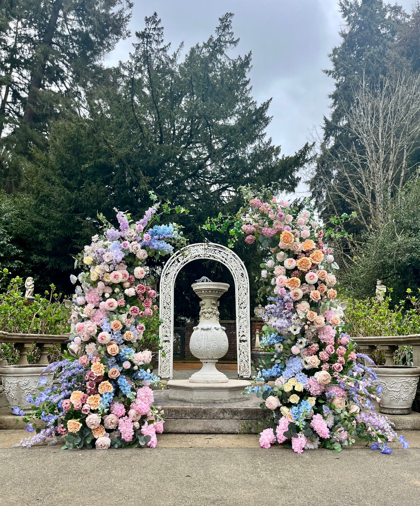 The Callan Floral Pillars