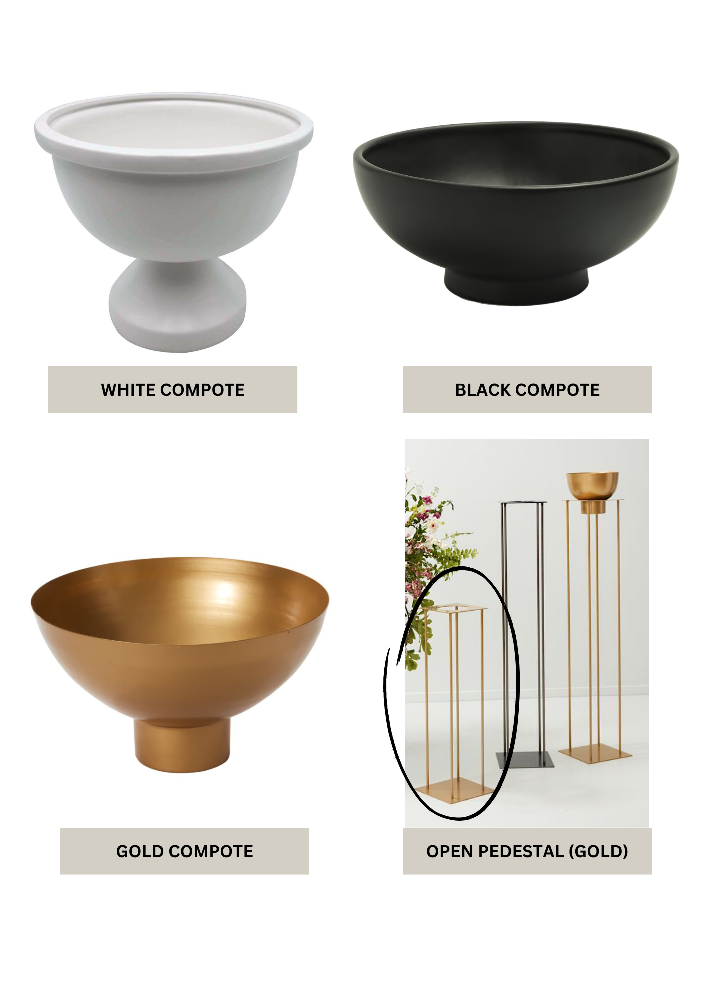 The Blair Centerpieces (10x)